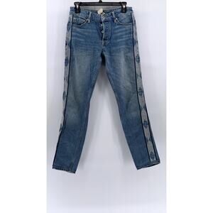 TOPMAN Men's Blue Denim Skinny Stretch Jeans SZ 30x32